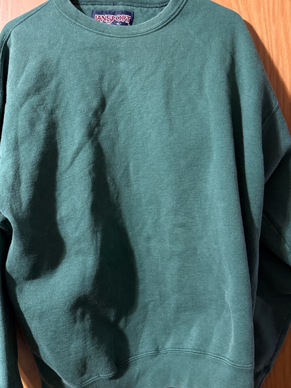 JanSport Men’s XL Forest Green Crewneck Sweatshirt - Picture 5 of 5